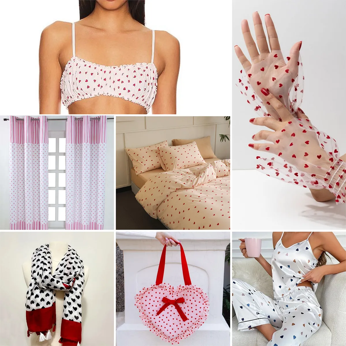 heart pattern fabric in applications heart pattern fabric in applications