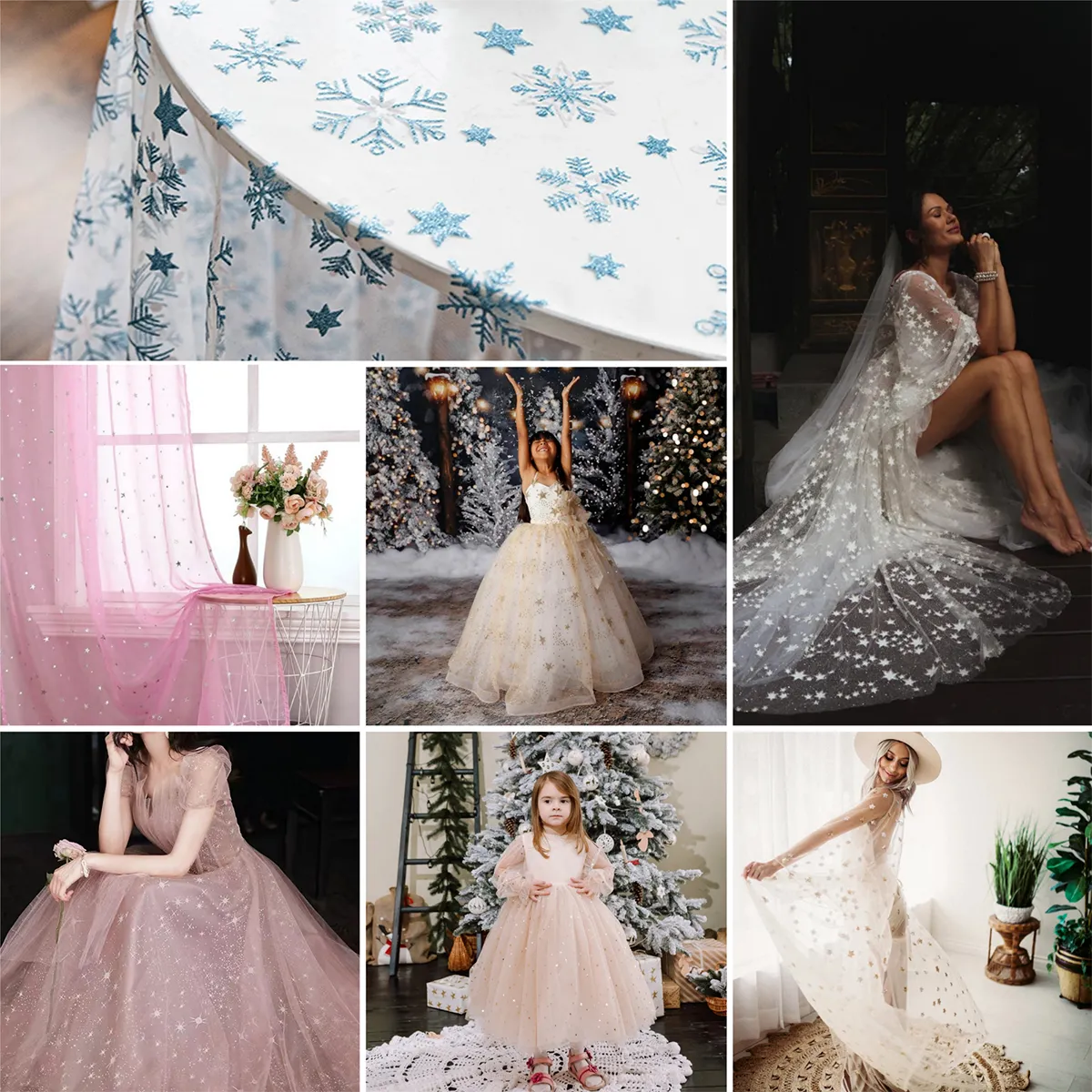 star pettern fabrics in different occasions