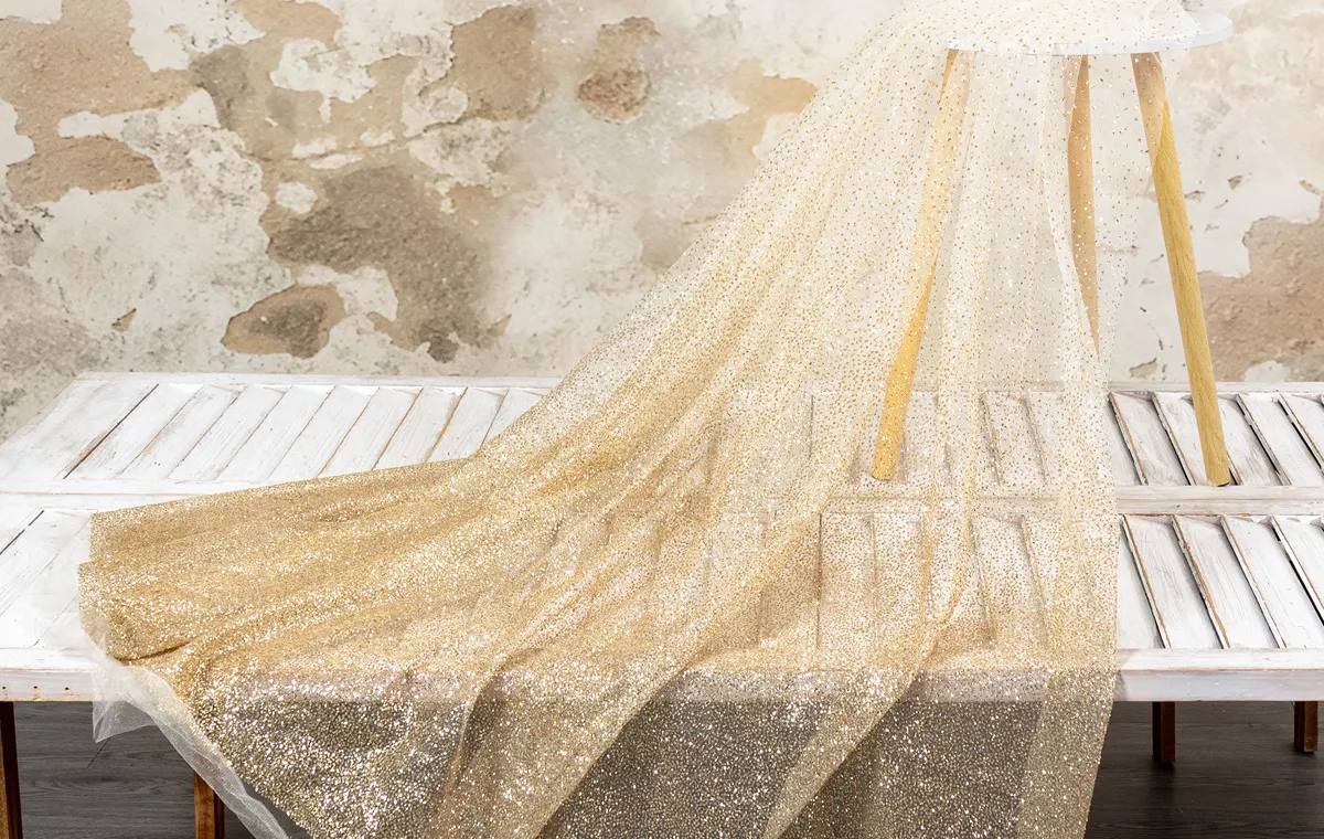 glitter ombre fabrics