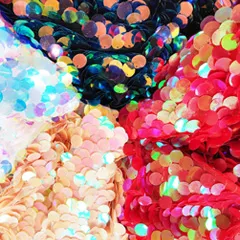 18mm sequin fabric