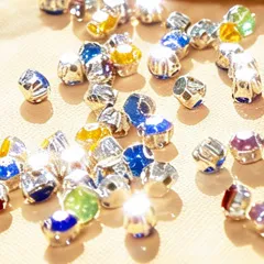 crystals with claw settings