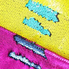 reversible sequin fabric