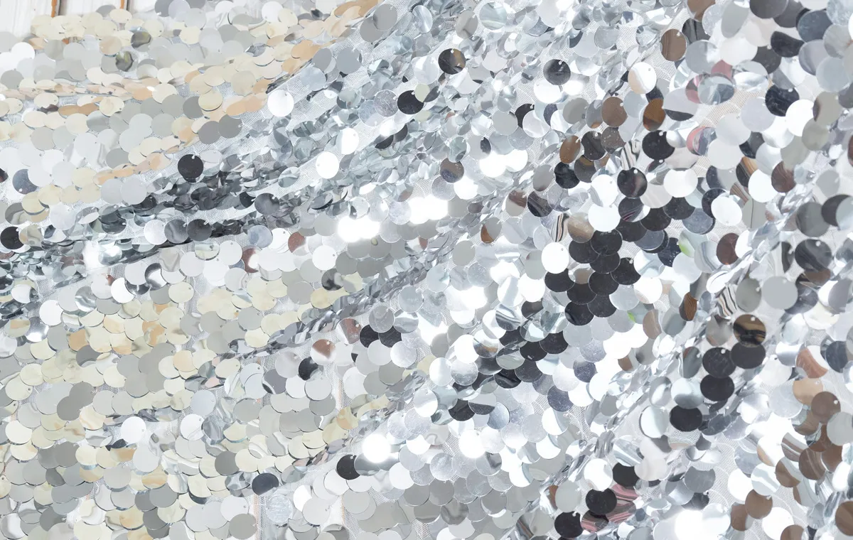 silver sequin fabrics