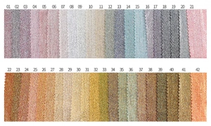 ribbed dot stretch shiny lame fabric color chart