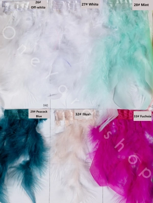 turkey feather color chart