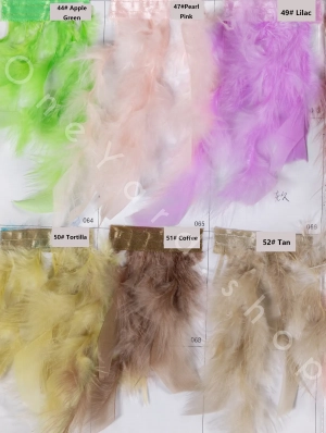 turkey feather color chart
