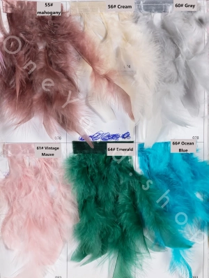 turkey feather color chart
