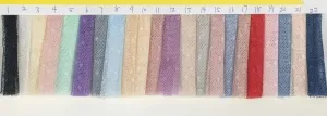 small dot mesh fabric color chart