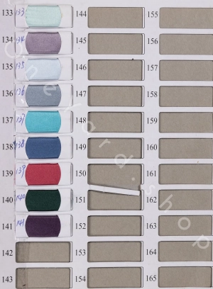 395 satin fabric color chart