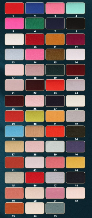 double knit FDY fabric color chart