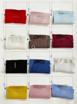 soft and glossy drape thin satin fabric color chart