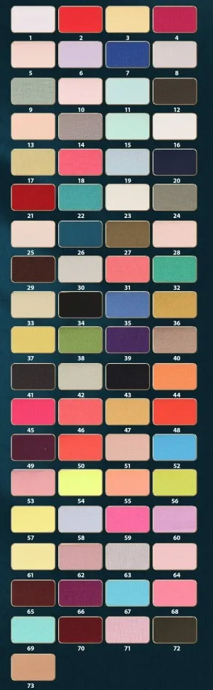 single knit FDY fabric color chart