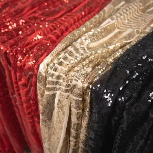 beautiful and elegant sequin fabric for dress