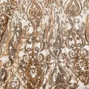 unique pattern sequin fabric