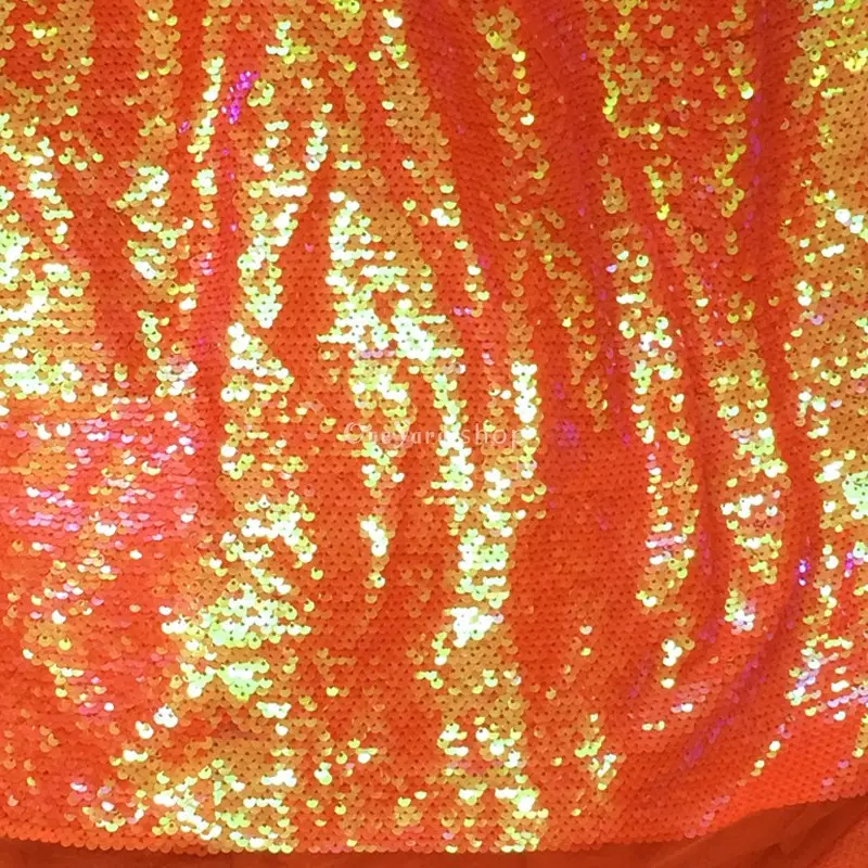 Sparkling 5mm Sequin Dressmaking Fabric by the Yard OneYard