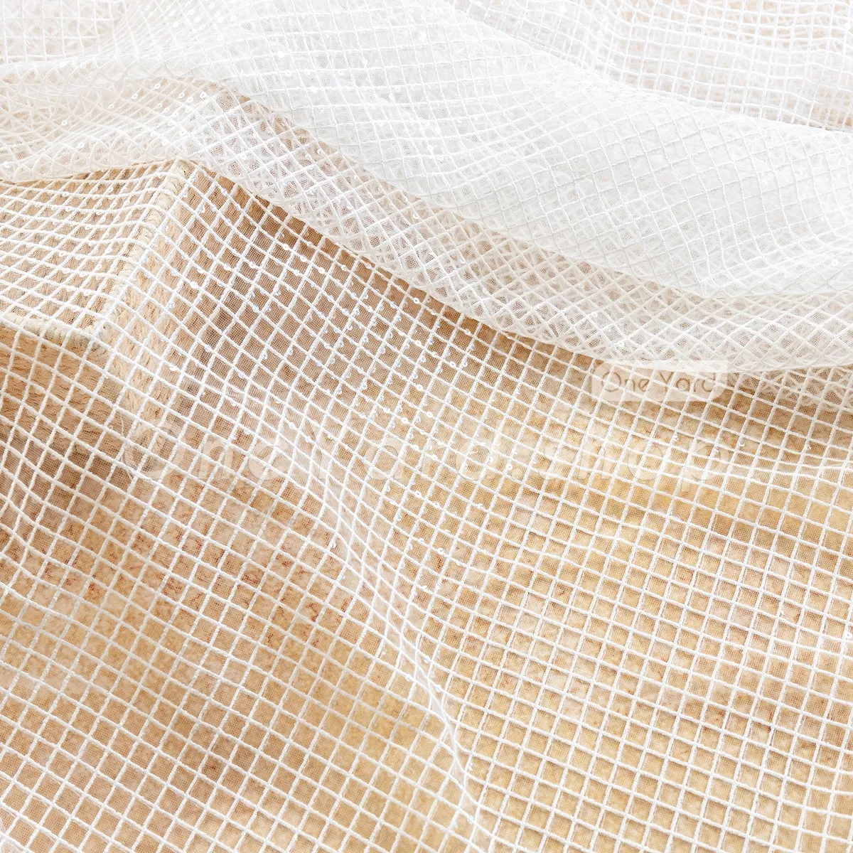 transparent sequin grid pattern mesh lace fabric transparent sequin grid pattern mesh lace fabric