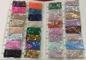 iridescent 3mm sequin fabric color chart