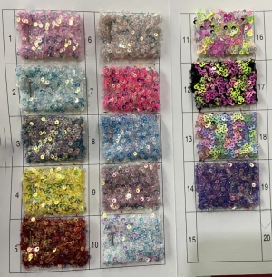 iridescent sequin fabric color chart