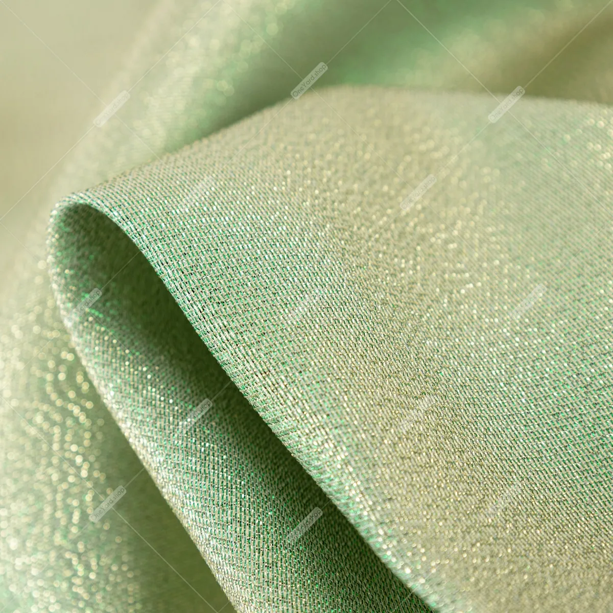 coriander color tinsel glitter material