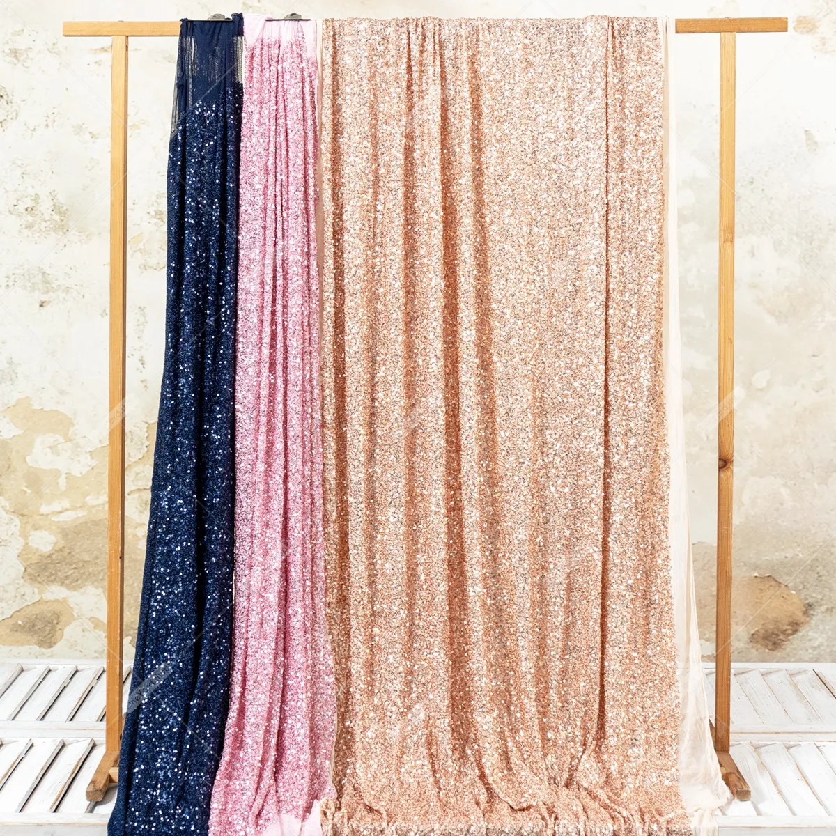 micro sequin comfortable stretch fabric