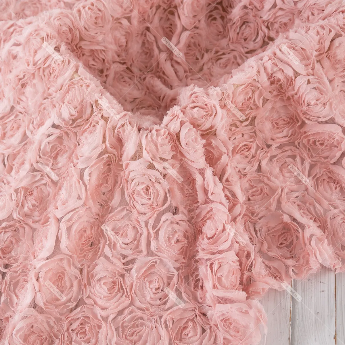Exploring The World Of 3D Rosette Dressmaking Fabric OneYard