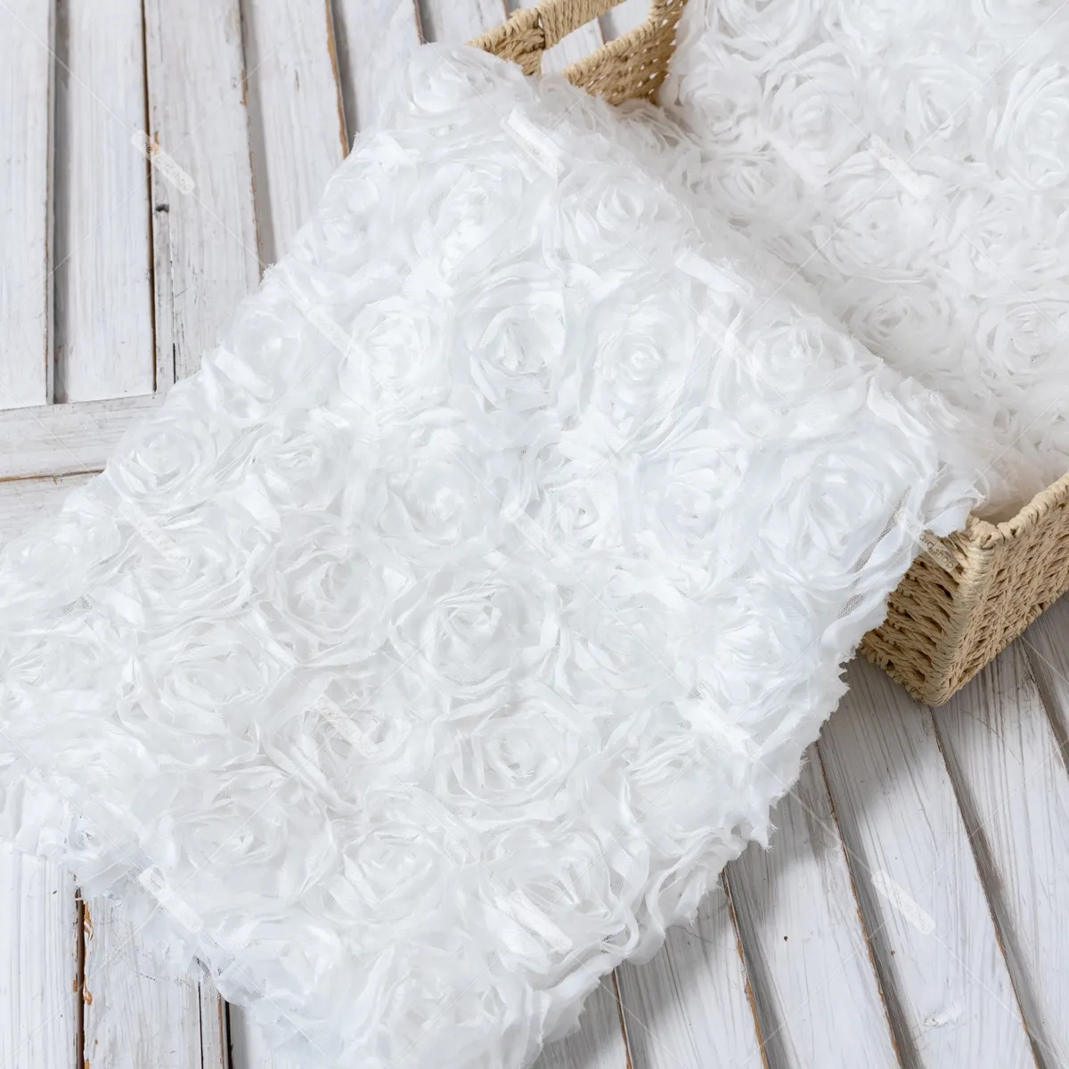 soft white mesh 3d rosette lace fabric soft white mesh 3d rosette lace fabric