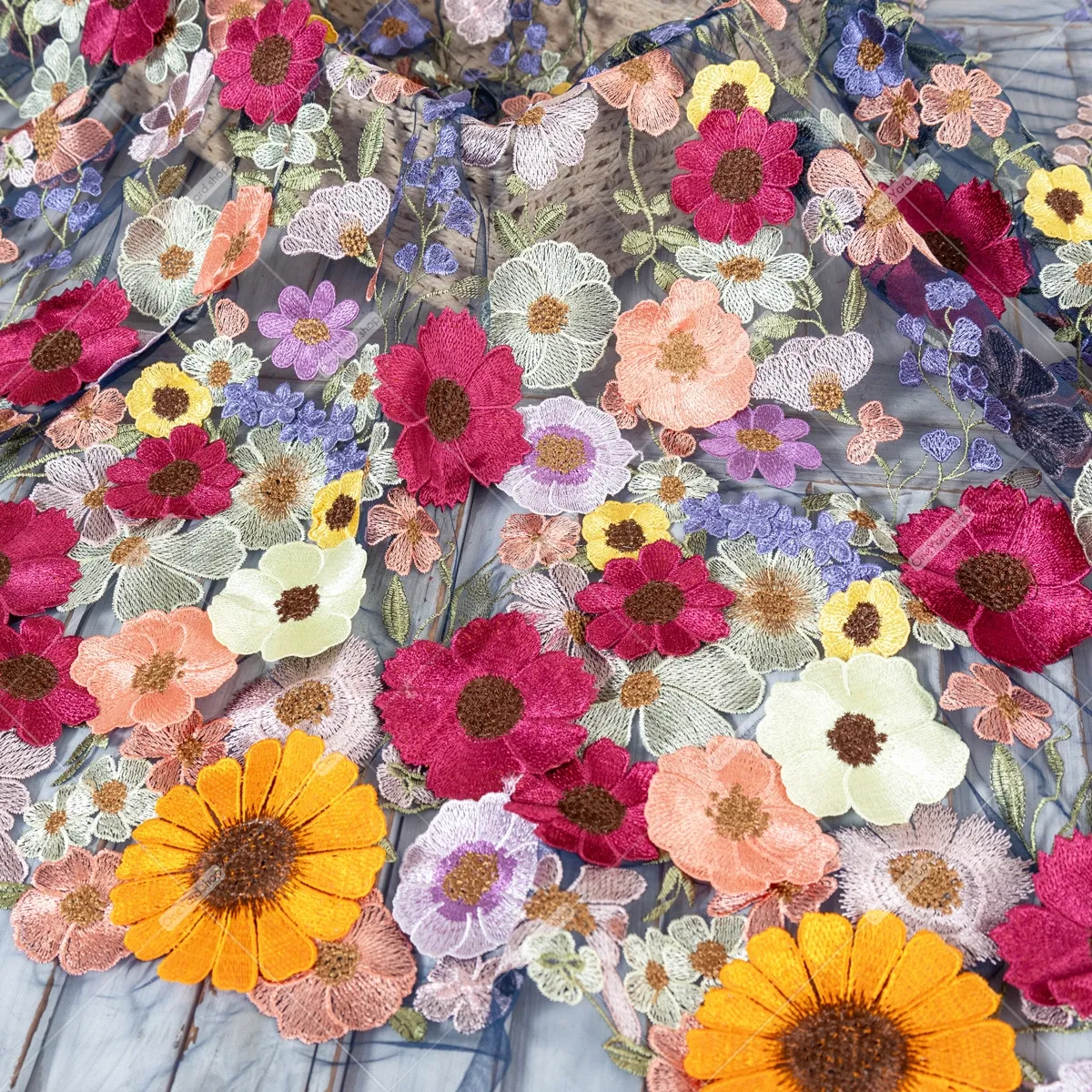 an array of flowers in various sizes and colors