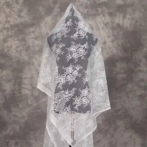 eucharis pattern elelash lace fabric by the yard