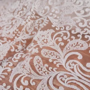 unique ivory geometric floral pattern lace