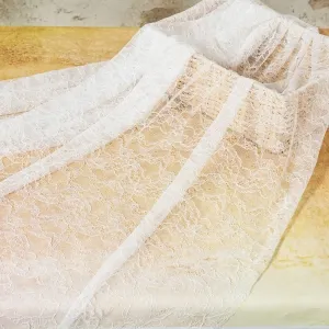 bridal simple lace material for making wedding dresses