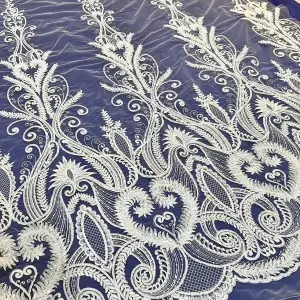 unique pattern bridal lace fabric