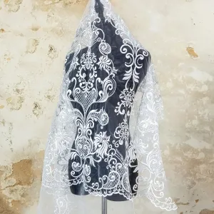 uniquely abstract pattern sequinned bridal lace