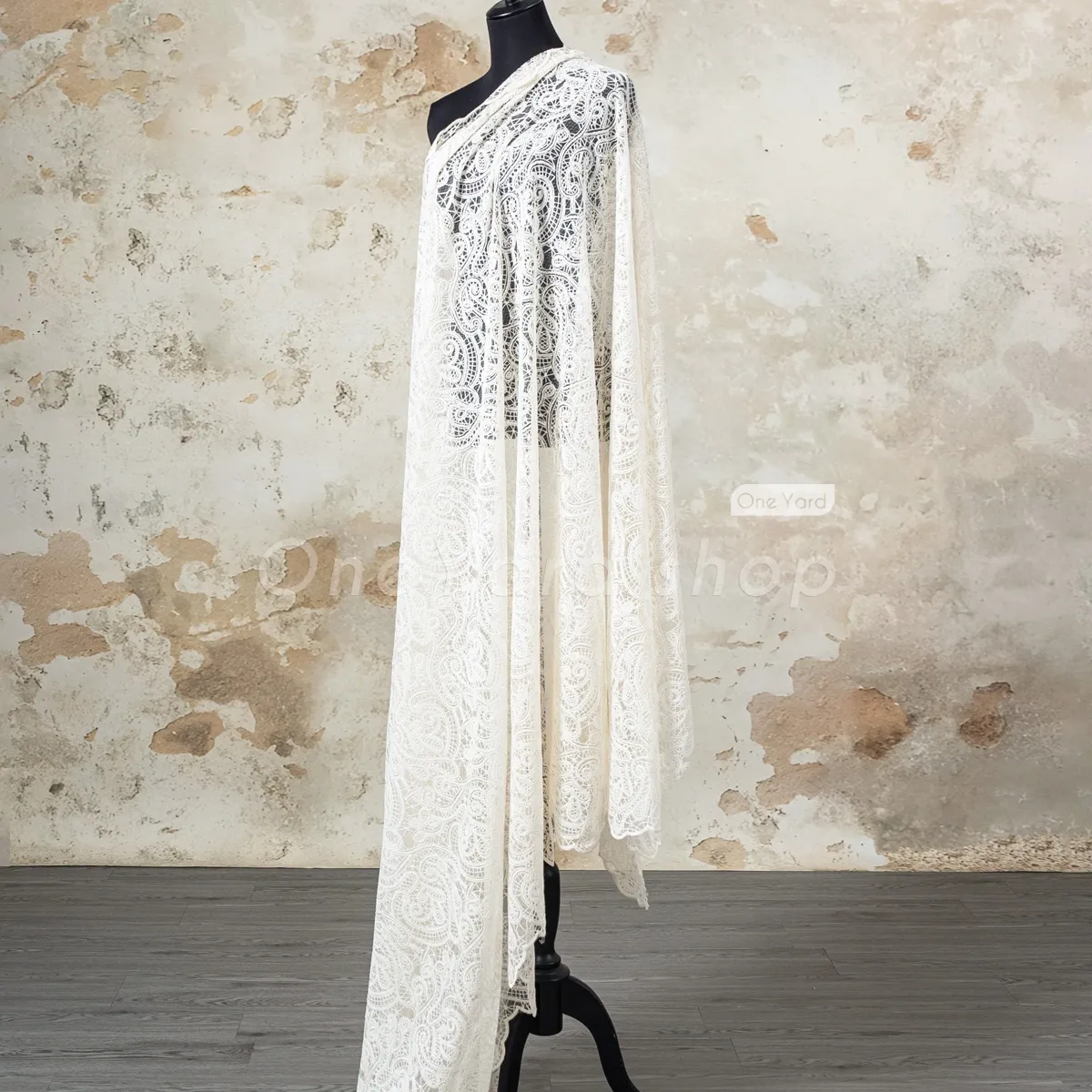 abstract pattern nude soft cotton lace