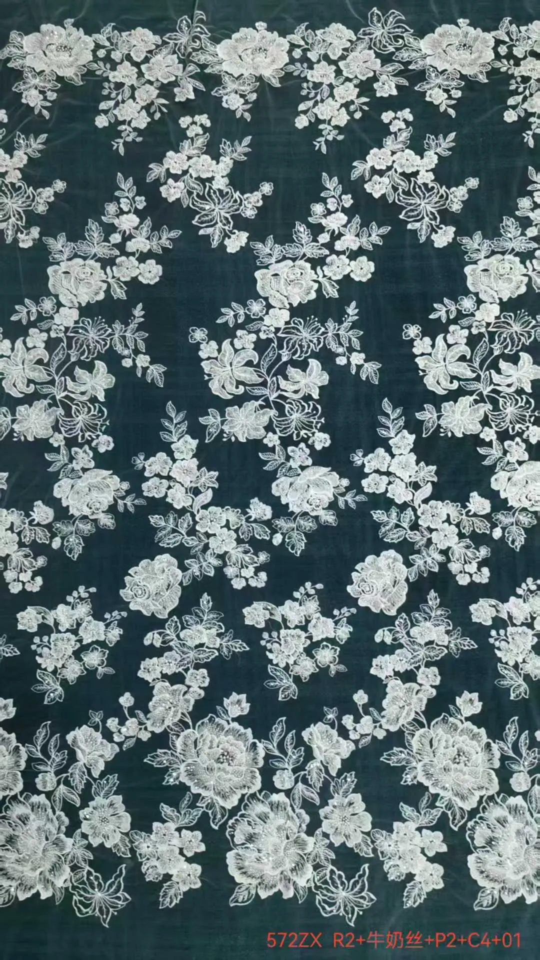 elaborate vintage floral embroidered mesh lace fabric elaborate vintage floral embroidered mesh lace fabric