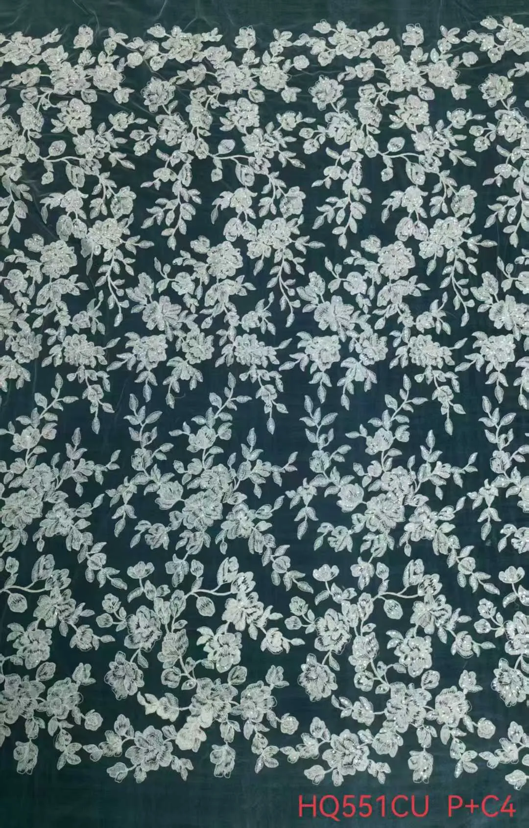dense trailing floral vine embroidered mesh lace fabric dense trailing floral vine embroidered mesh lace fabric