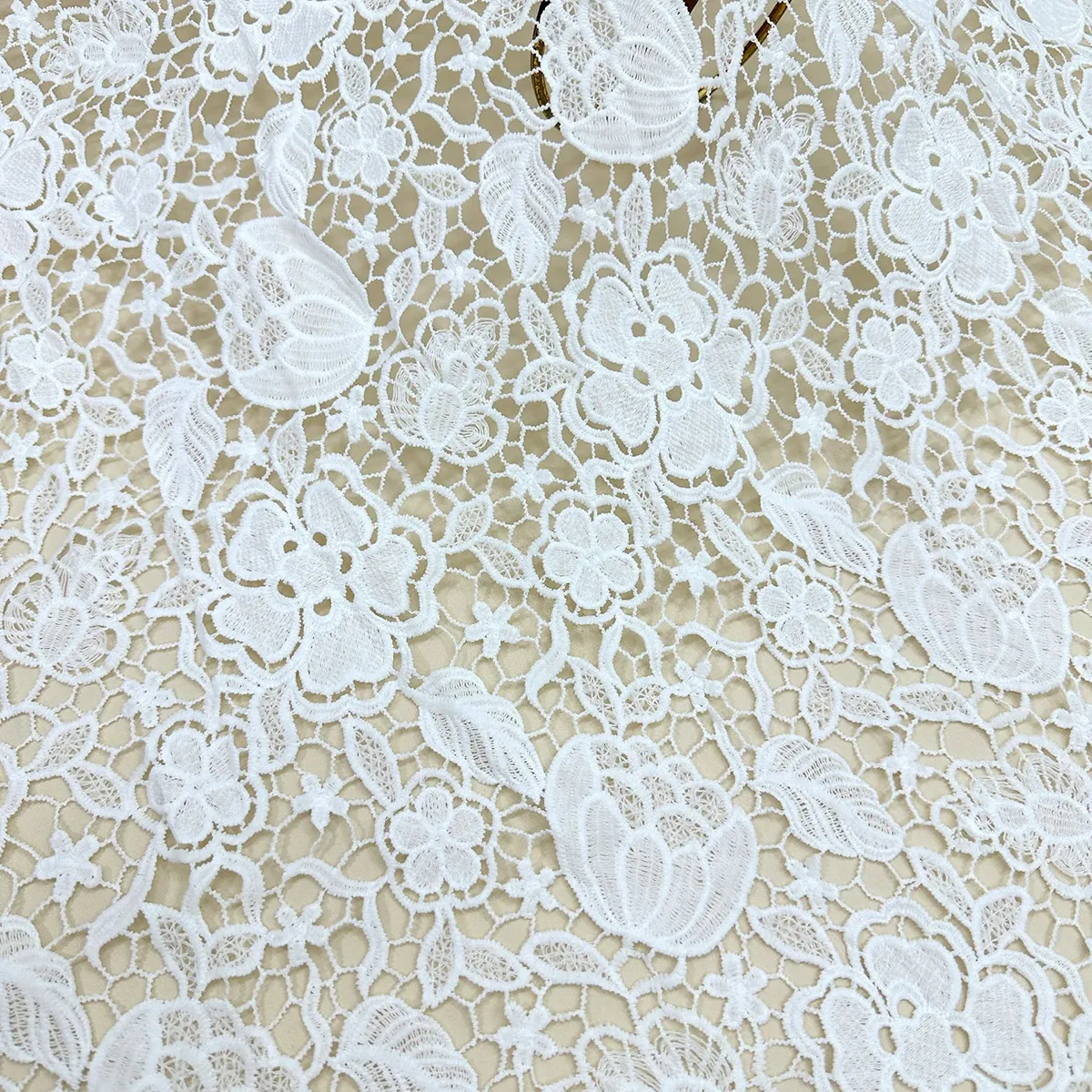 vintage botanical tulip guipure lace fabric vintage botanical tulip guipure lace fabric