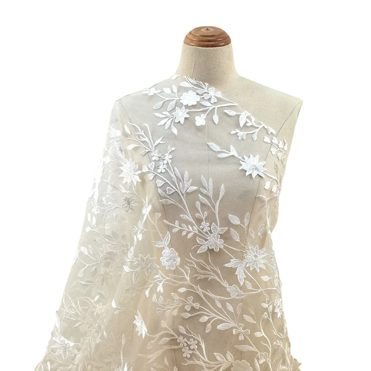 botanical vine embroidered lace fabric botanical vine embroidered lace fabric