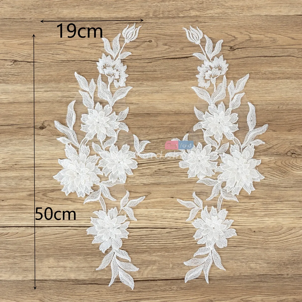 flower pattern embroidery lace appliques