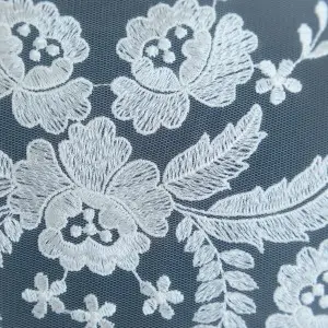 embroidery floral lace applique
