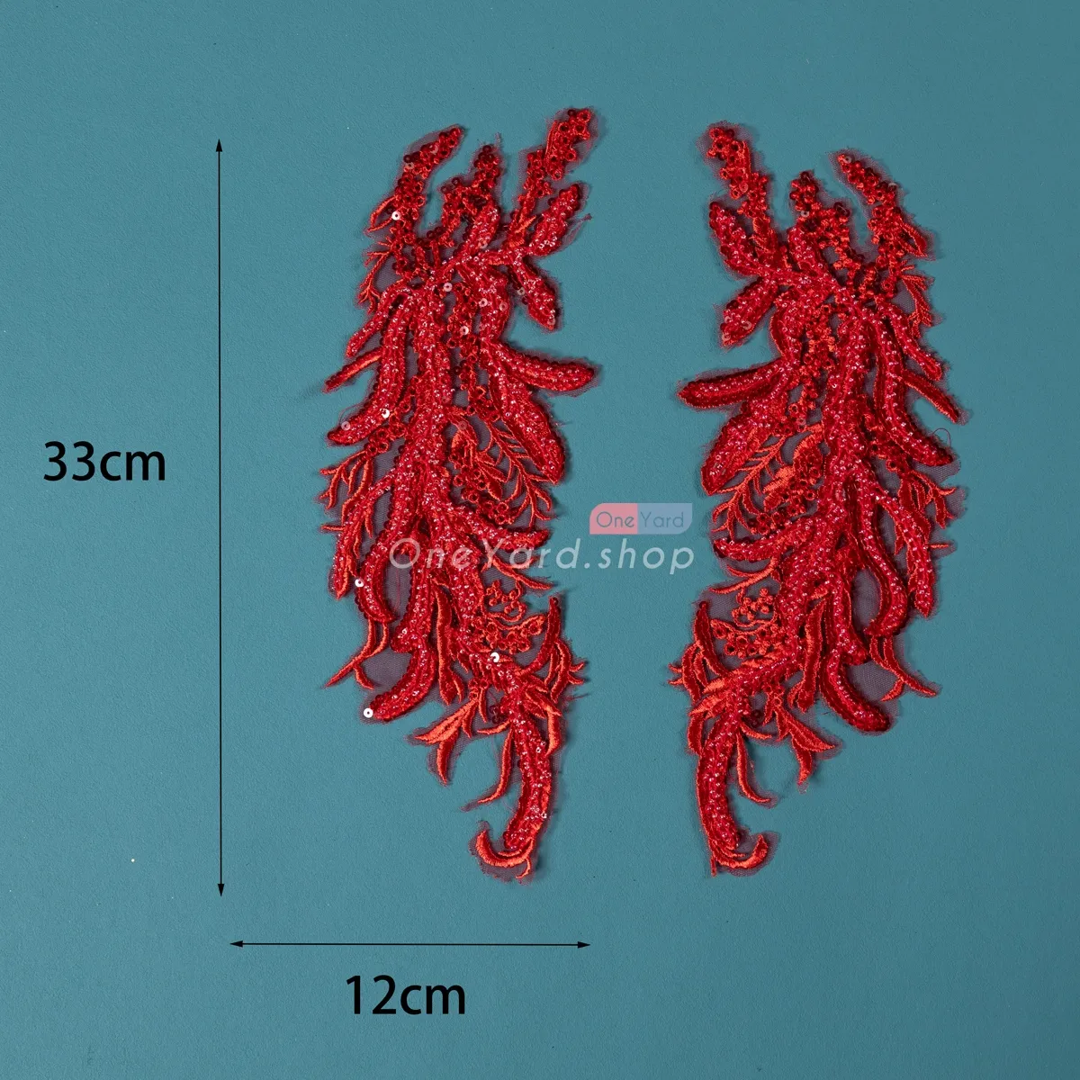 beaded appliques for dressmaking