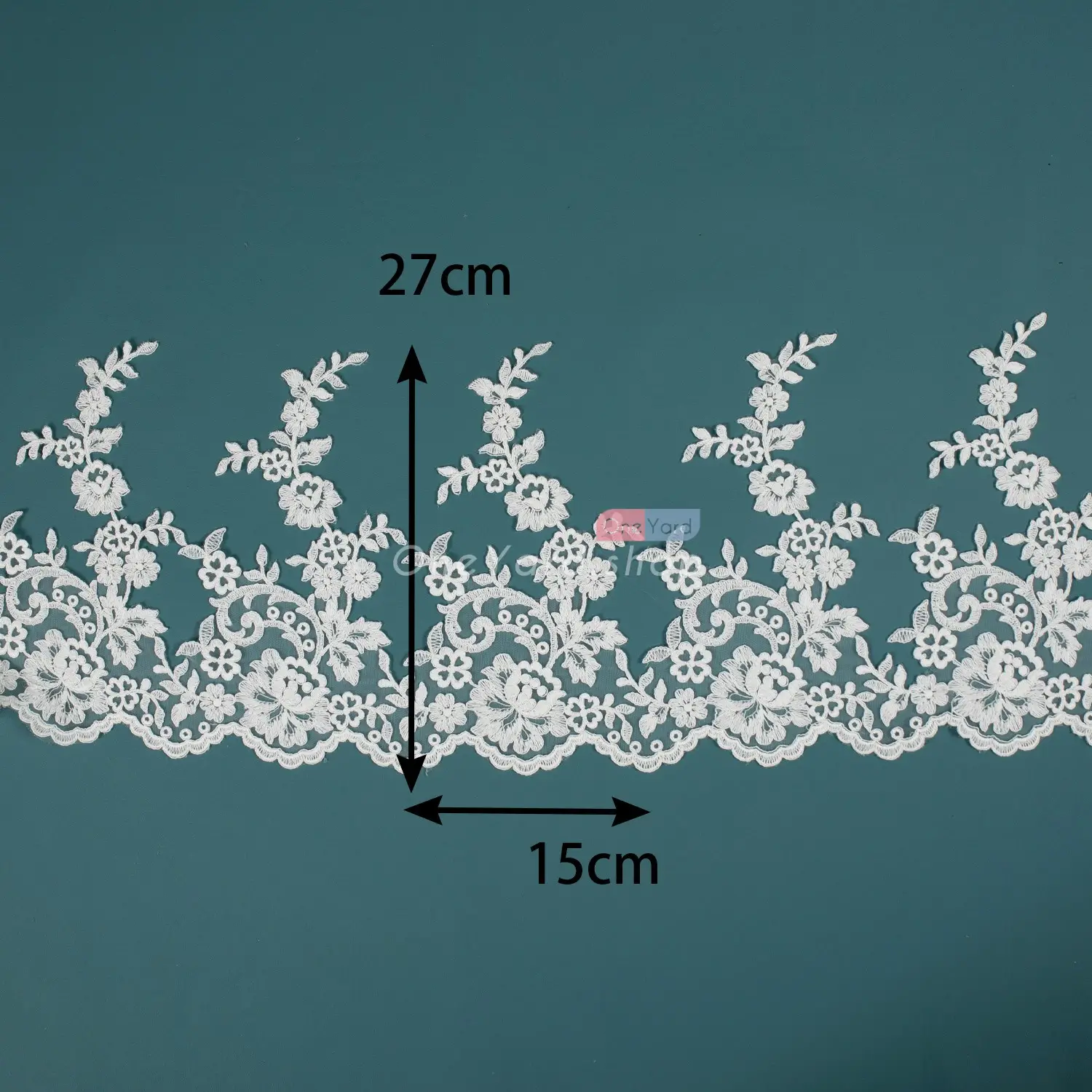 beautiful floral embroidery lace trim