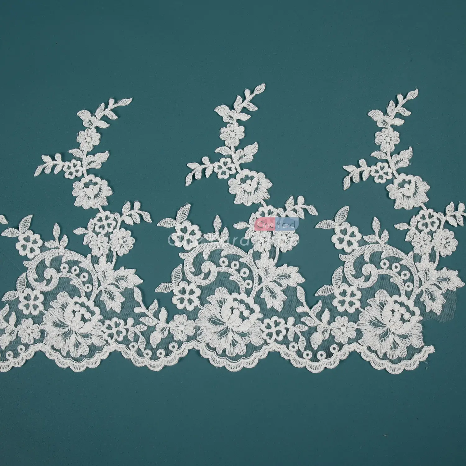 durable lace material beautiful on wedding dresses