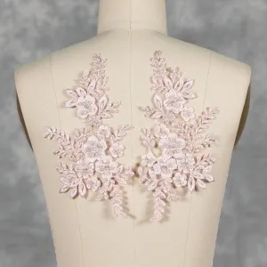 beaded blush lace appliques beaded blush motif