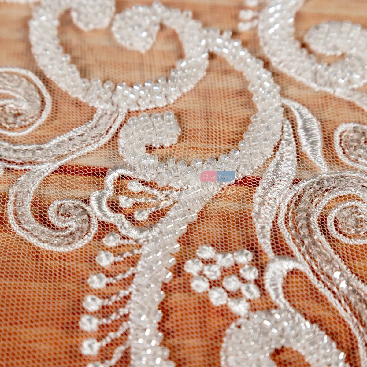 tube beaded applique