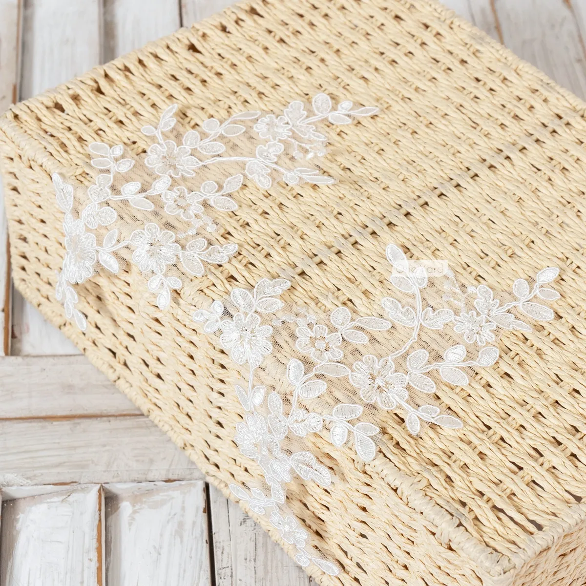 corded floral lace appliques for veils