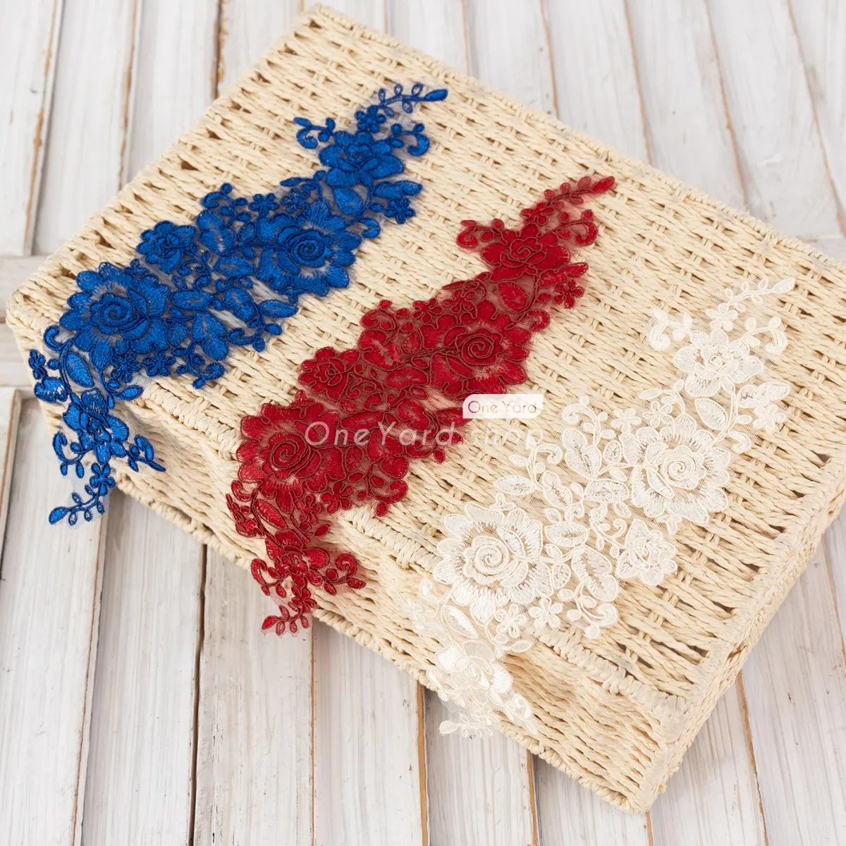gold embroidery patch floral corded lace applique