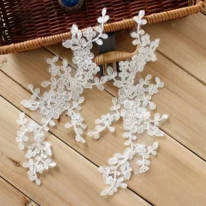floral lace applique for sewing childrens clothing