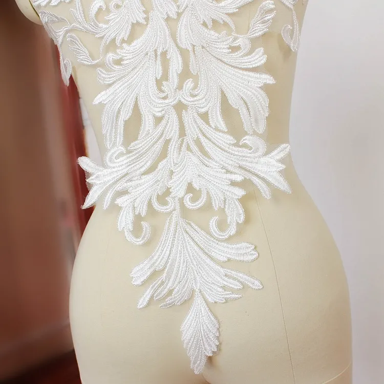 abstract pattern lace applique