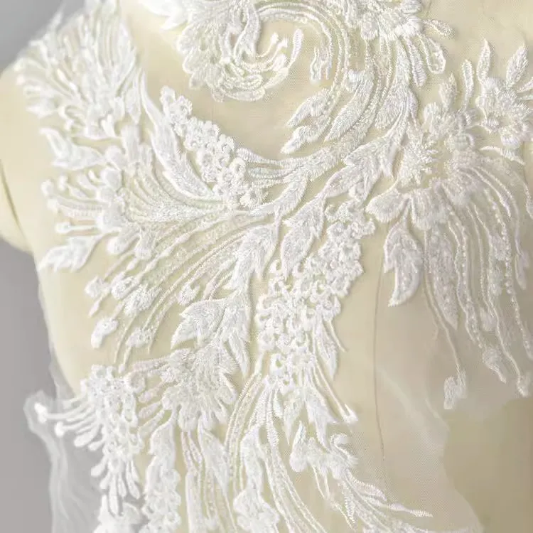 beading phoenix embroidery large lace applique