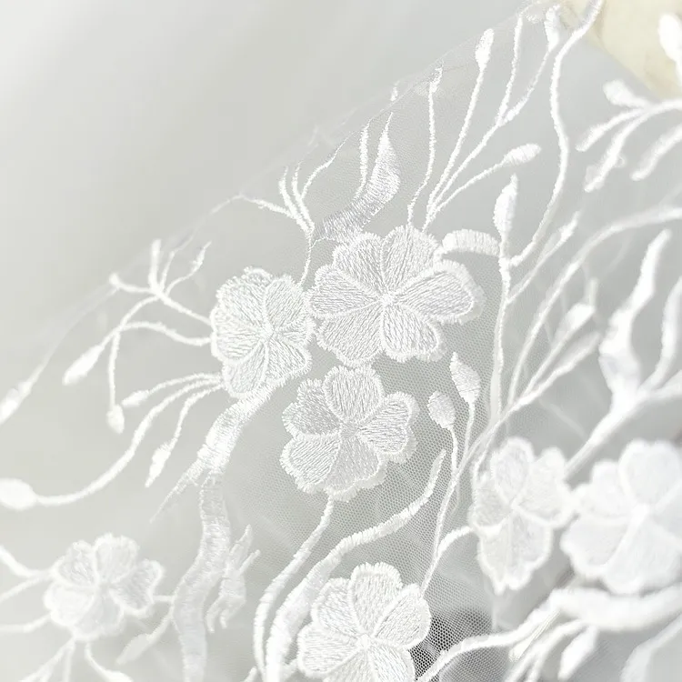 exquisite floral bridal lace applique